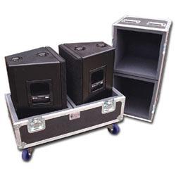 音响航空箱高清图片展示 广州欧雅演出器材厂专业音响设备保护解决方案